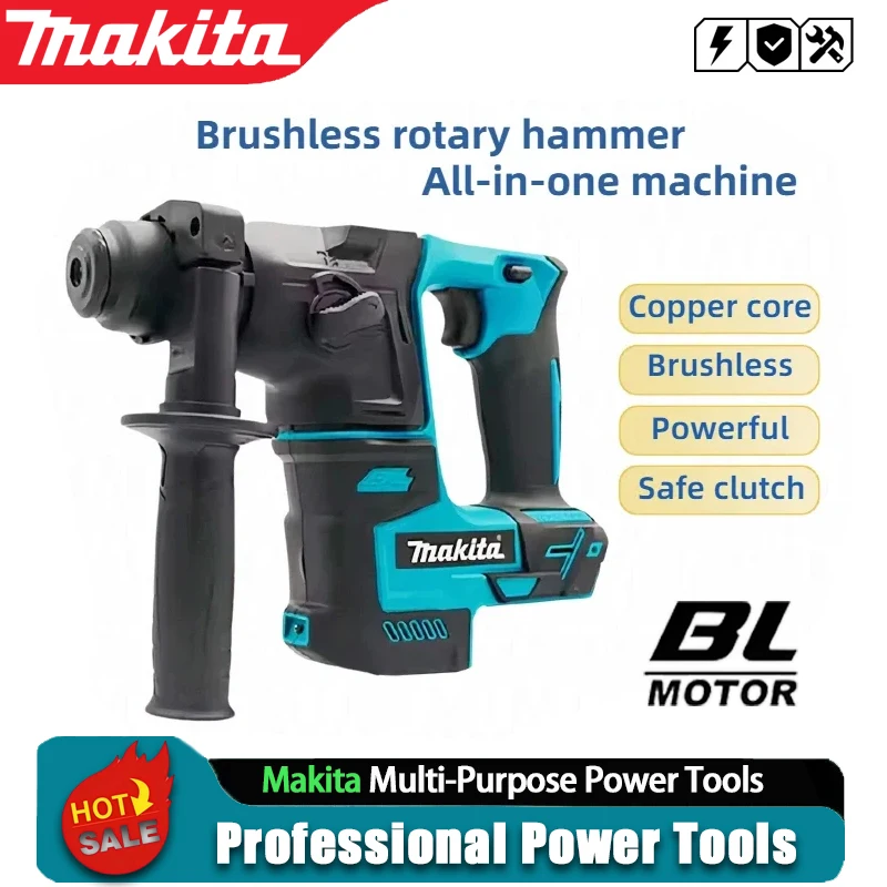 Power Tools Aeg - Makita Bürstenloser Akku-Bohrhammer 18V Lithium-Batterie Kabellose