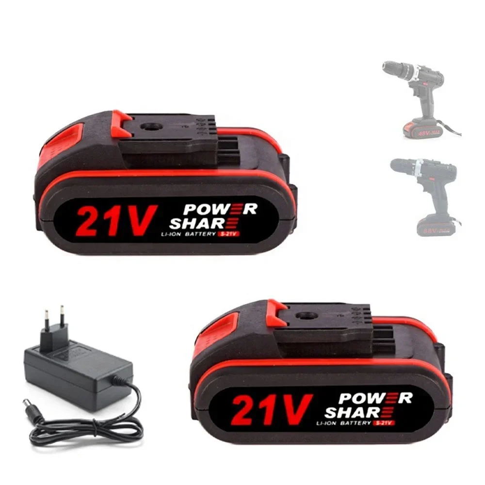 Power Tools Router - 21 V wiederaufladbarer Lithium-Ionen-Akku, Akku-Schlagbohrmaschinen-Akku, ersetzt
