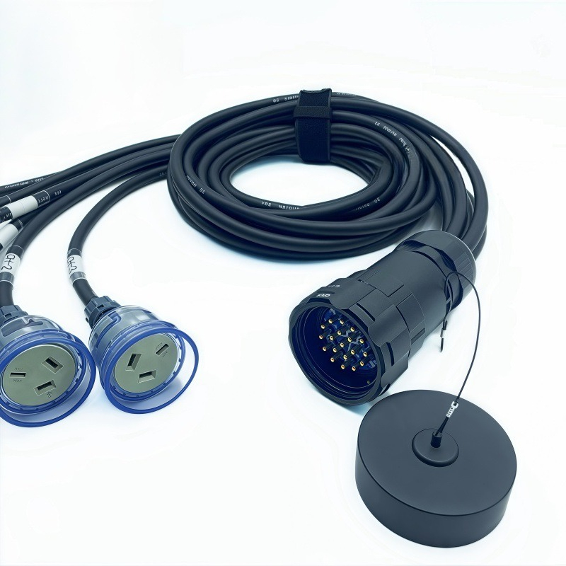 Power Tools Nz - Socapex 19-poliges Kabel mit offenem Ende,