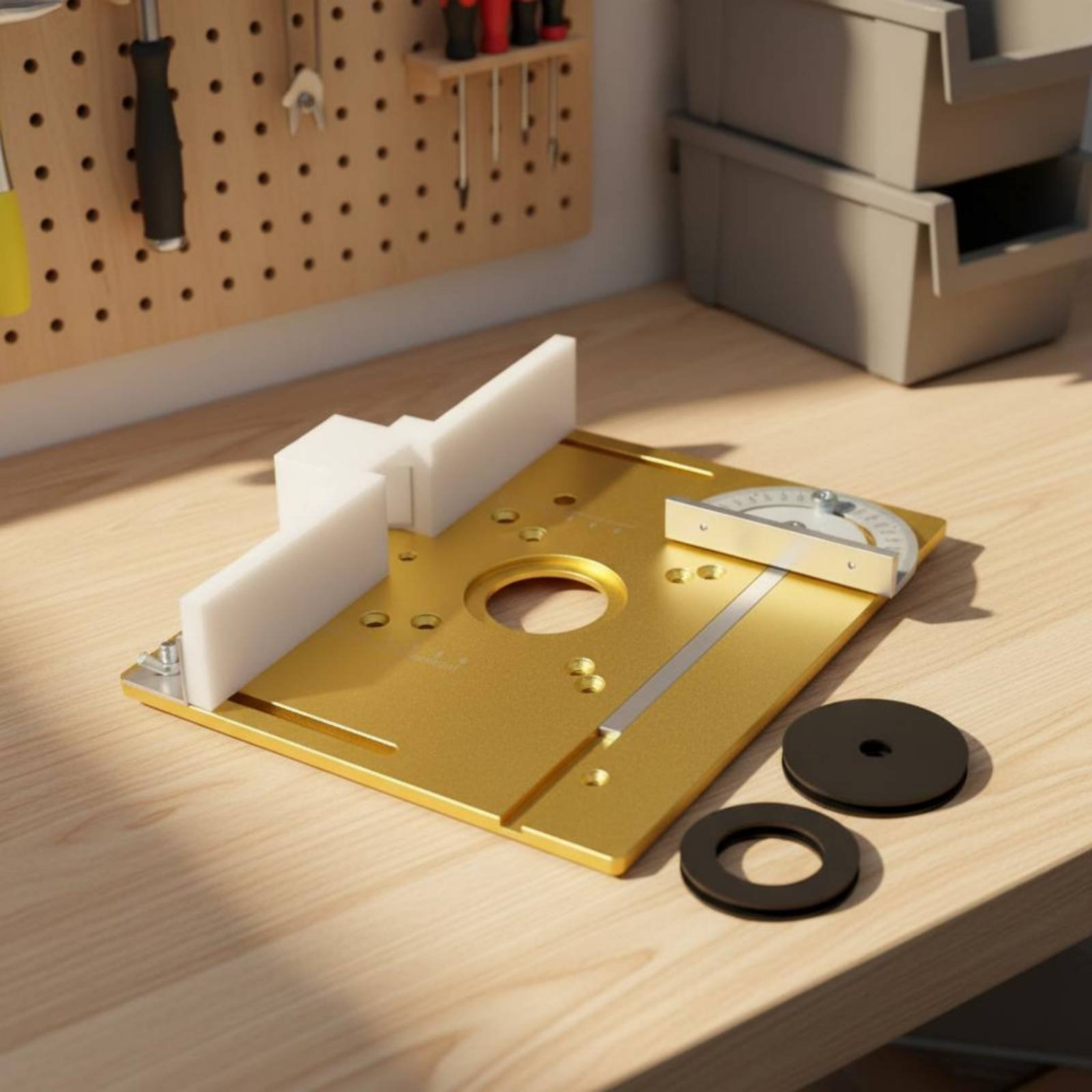 Aluminium-Frästisch-Einlegepla – Power Tools Router Bewertung und Preis