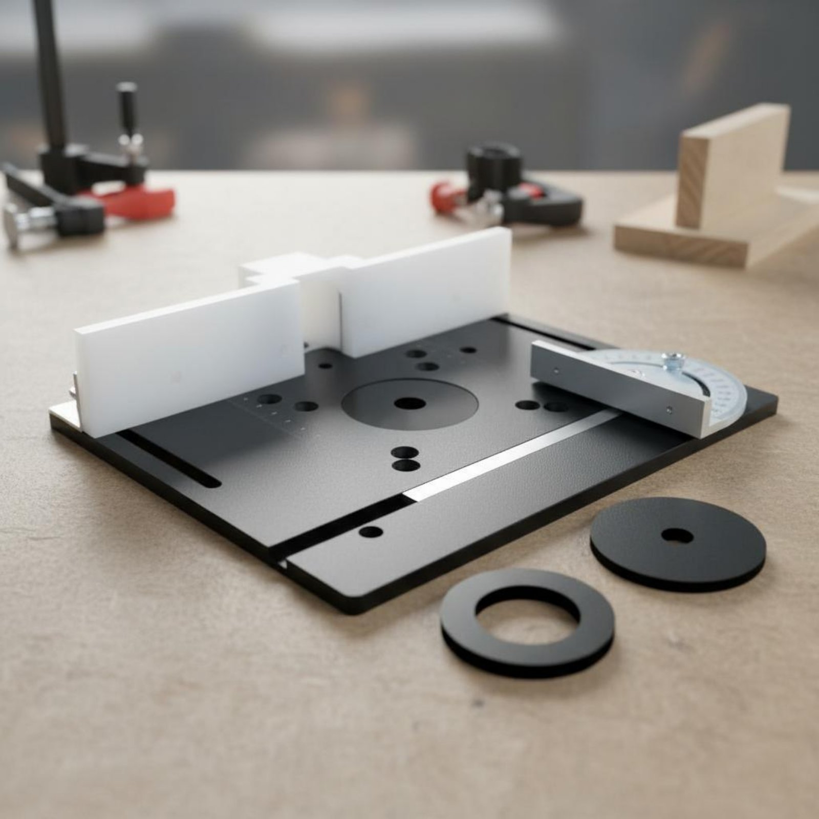 Aluminium-Frästisch-Einlegepla – Power Tools Router Bewertung und Preis