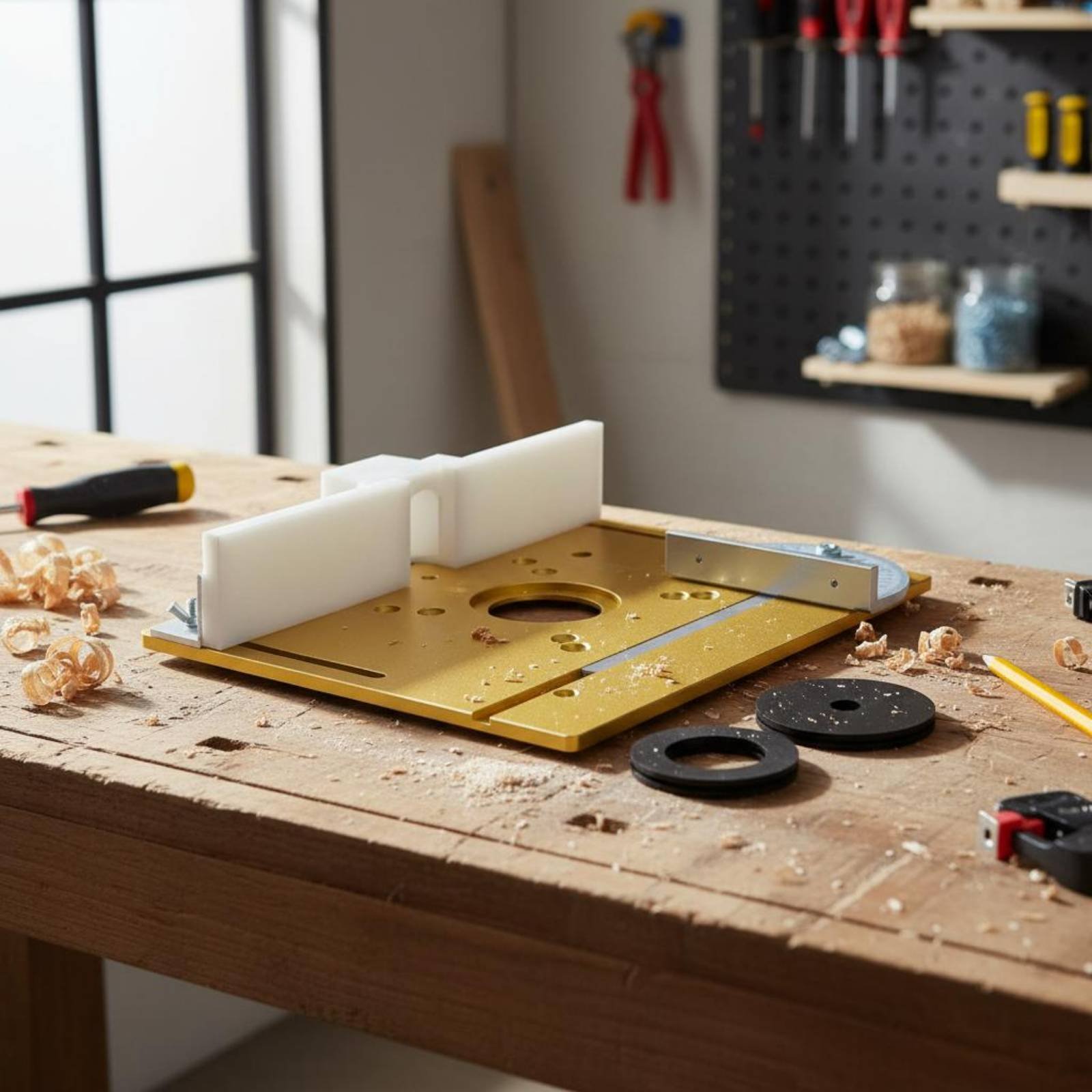 Aluminium-Frästisch-Einlegepla – Power Tools Router Bewertung und Preis