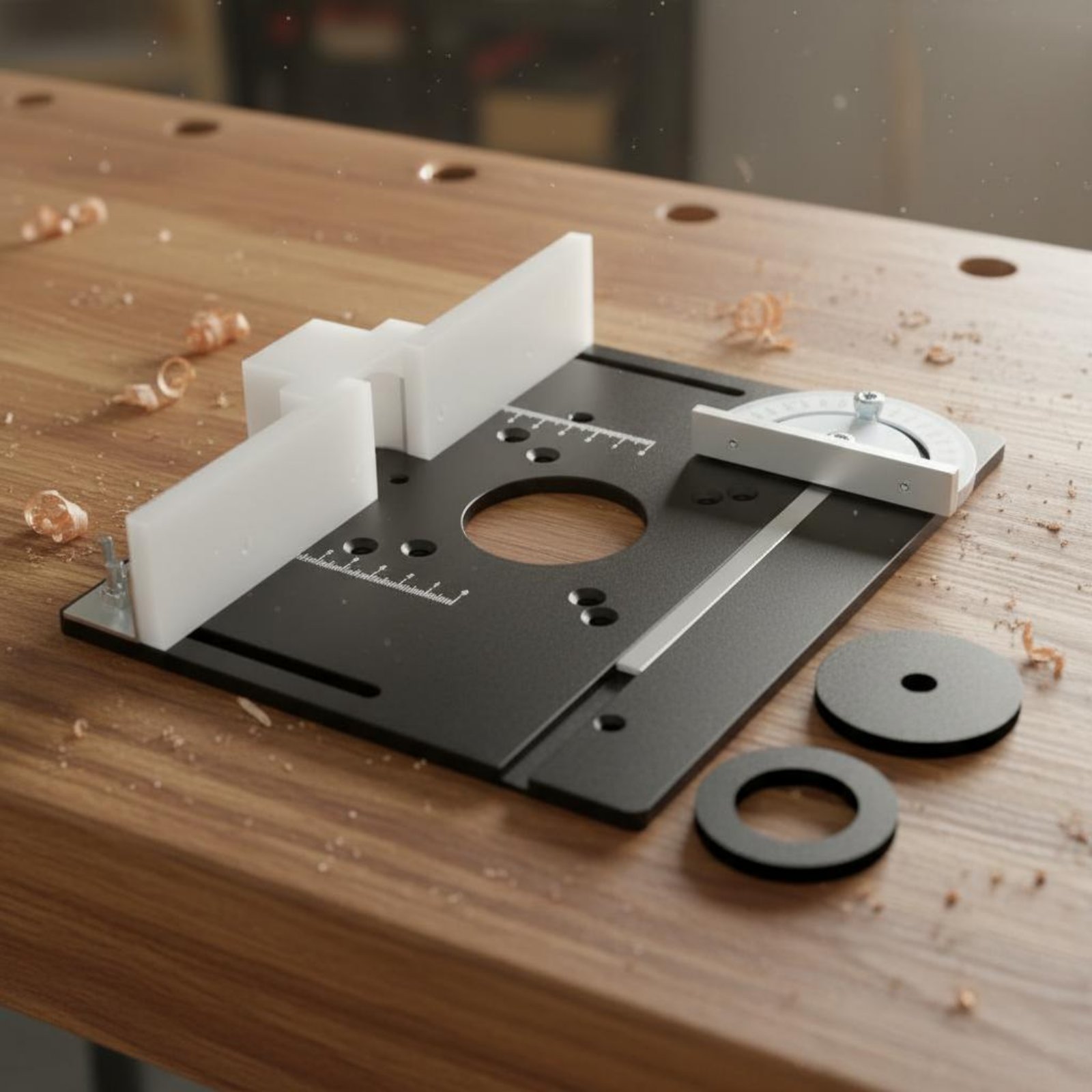Aluminium-Frästisch-Einlegepla – Power Tools Router Bewertung und Preis