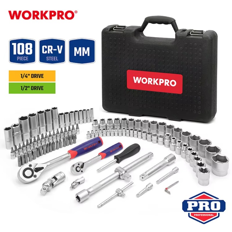 108-teiliges Professionelles M – Power Tools Kits Bewertung und Preis
